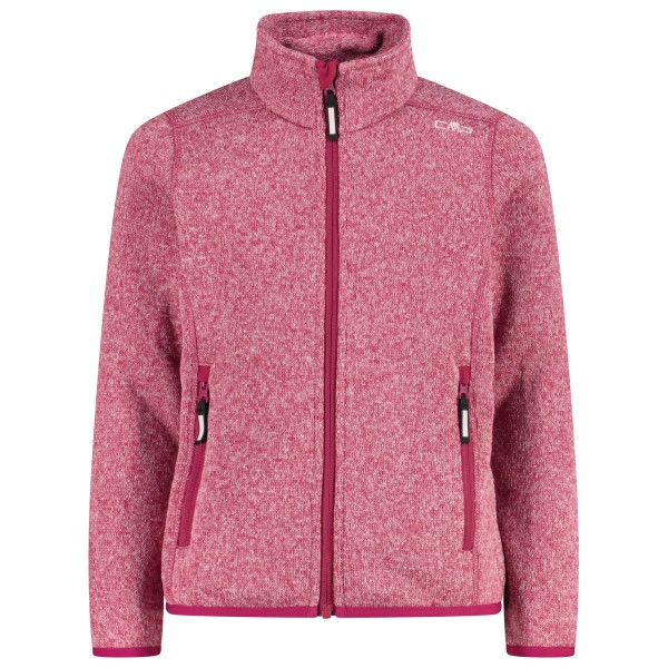 CMP - Girl's Jacket Jacquard Knitted - Fleecejacke Gr 140 rosa
