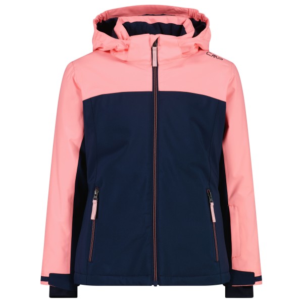Skijacke CMP Jacket Snaps Hood Twill Mädchen (Gr 104 |blau |wasserdicht)