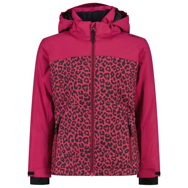 CMP Girl’s Jacket Snaps Hood Twill Ski-jas Rood