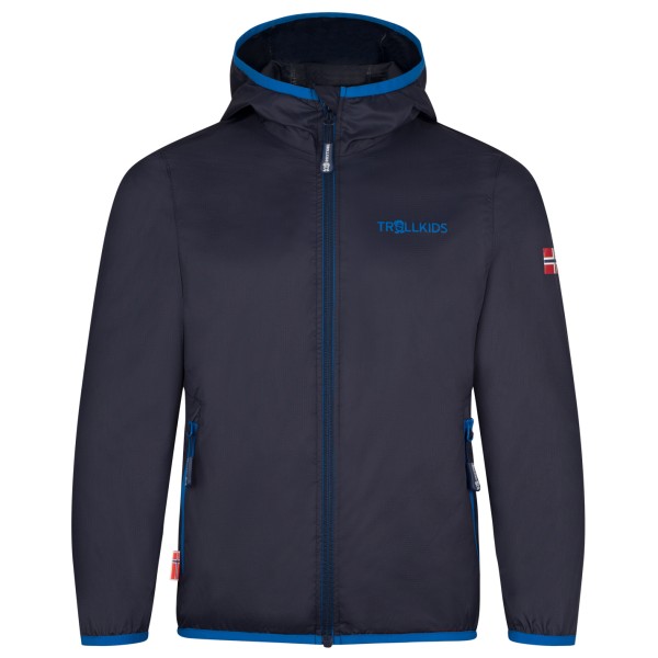 Image of Trollkids - Kid"s Trolltunga Jacket - Regenjacke Gr 104;110;116;128;140;152;164;176;92;98 blau'