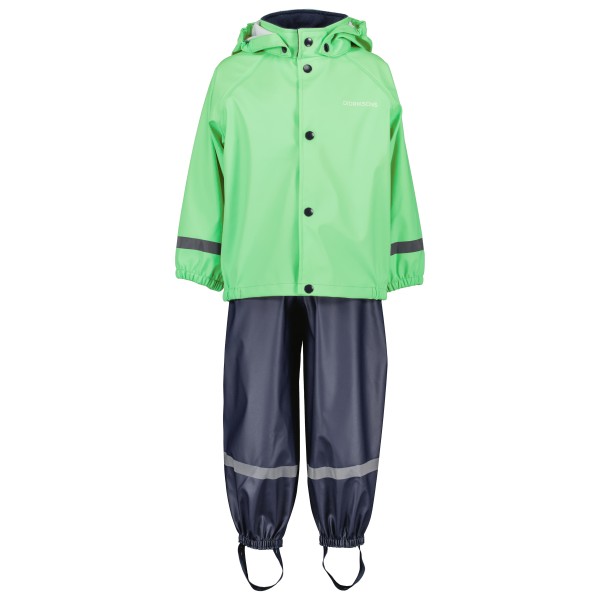 Image of Didriksons - Kid"s Slaskeman Set 2 - Regenjacke Gr 110 grün'