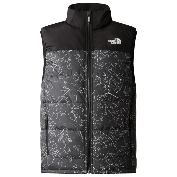 Image of The North Face - Teen"s Never Stop Synthetic Vest Print - Kunstfasergilet Gr M;S grau/schwarz'