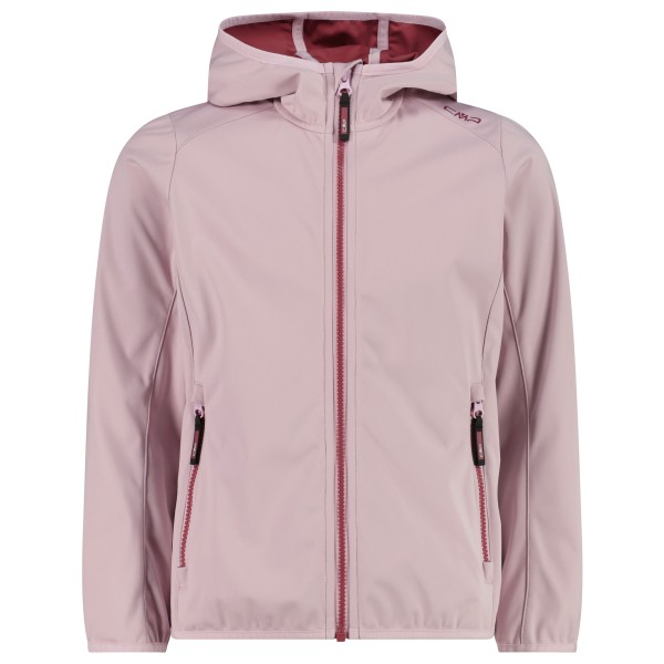 CMP Jacket Fix Hood Light Softshell Softshelljacke Kinder Wandern (Gr 116 |rosa)