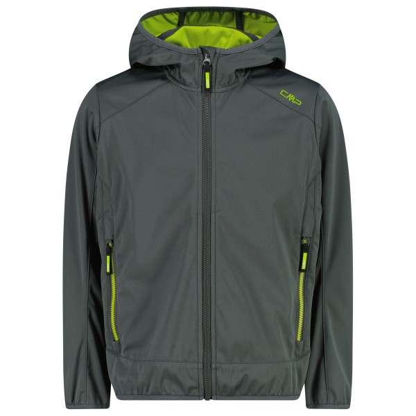 CMP Jacket Fix Hood Softshelljacke Kinder (Gr 152 |grau)