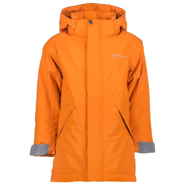 Image of Didriksons - Kid"s Tundran Parkas - Parka Gr 100 orange'