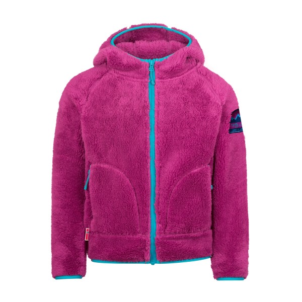 Trollkids Girl’s Borgund Jacket XT Fleecevest Purper