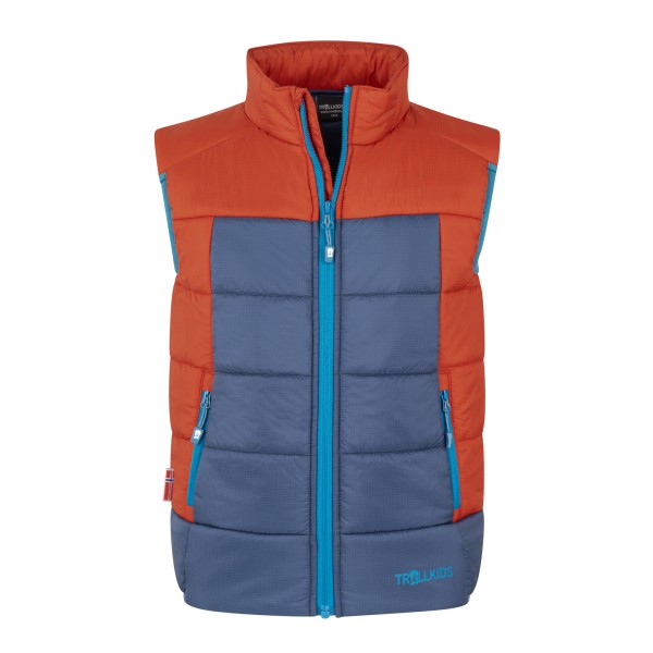Trollkids Hardanger Vest Kunstfaserweste Kinder (Größe 98 |blau)