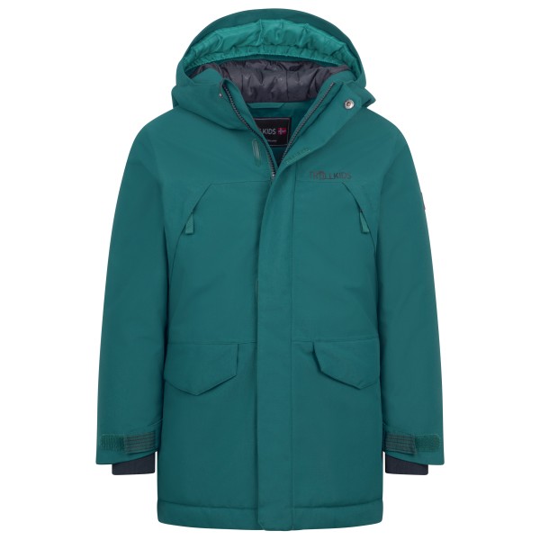 Trollkids Kid’s Harstad Jacket Synthetisch jack turkoois Turquoise