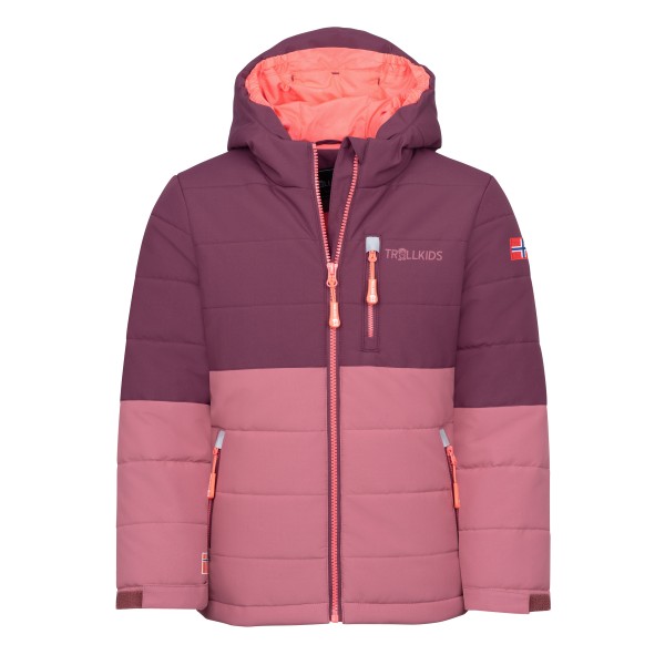 Trollkids Kid’s Hemsedal Snow Jacket XT Ski-jas /purper Roze
