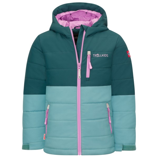 Trollkids - Kid's Hemsedal Snow Jacket XT - Skijacke Gr 110 türkis/blau