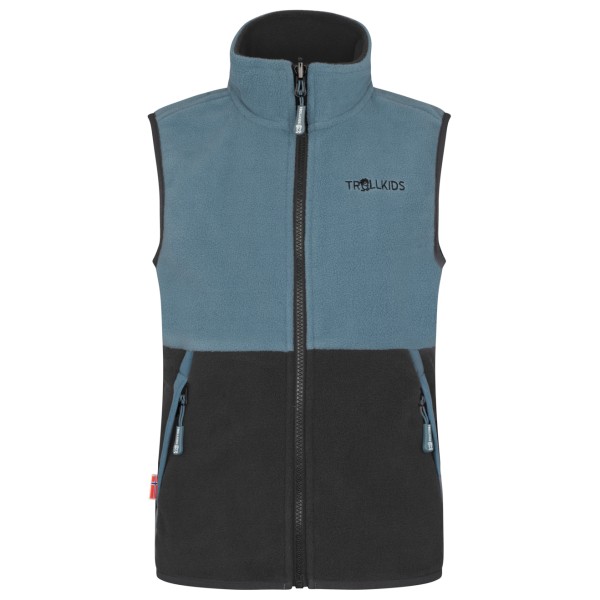 Image of Trollkids - Kid"s Kjerag Vest - Fleecegilet Gr 104 schwarz'