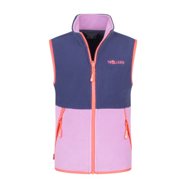 Trollkids Kid’s Kjerag Vest Fleecebodywarmer Roze