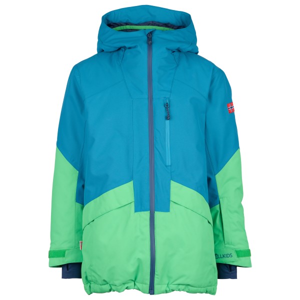 Skijacke Trollkids Kongsberg Jacket Kinder (Gr 104 |blau |wasserdicht)