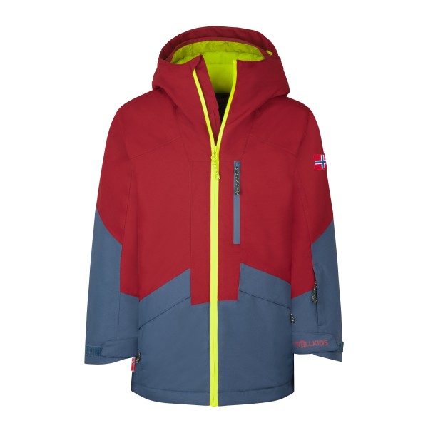 Winterjacke Trollkids Kongsberg Jacket Kinder (Gr 98 |rot |wasserdicht)
