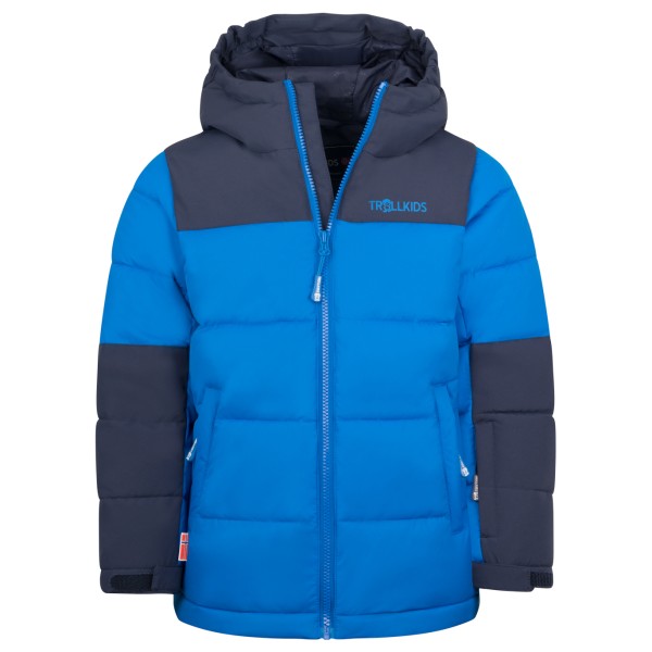 Trollkids Narvik Jacket Pro Winterjacke Kinder Wandern (Gr 98 |blau |wasserdicht)