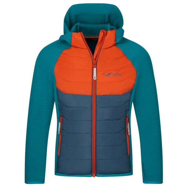 Image of Trollkids - Kid"s Sirdal Jacket - Fleecejacke Gr 104 türkis'