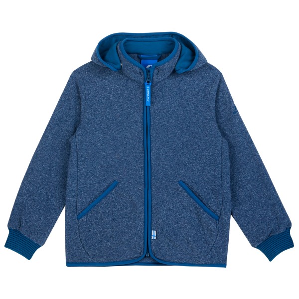 Image of Finkid - Kid"s Tonttu Knit - Fleecejacke Gr 100/110 blau'