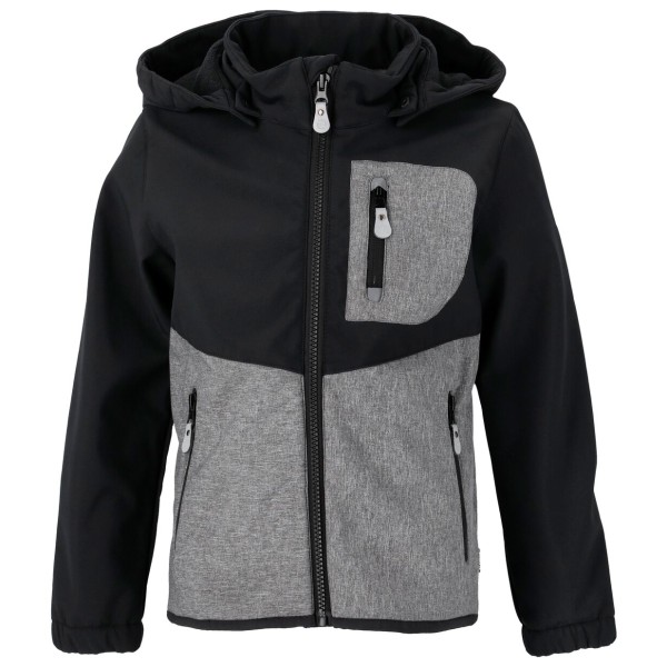 ZIG ZAG Tarzan Softshell Jacket W-Pro 8000 Softshelljacke Kinder (Gr 128/134 |schwarz)