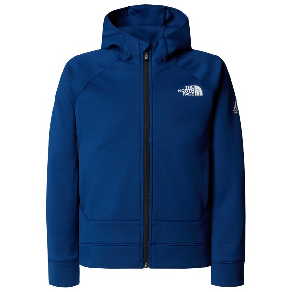 The North Face Boy’ Mountain Athletics Full Zip Hoodie Fleecevest Blauw