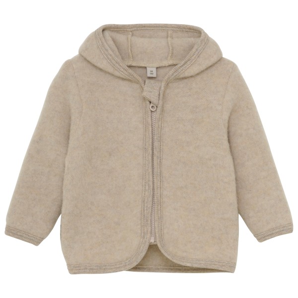 Image of Huttelihut - Baby"s Jacket Wool Fleece - Merinojacke Gr 56;62;68 beige'