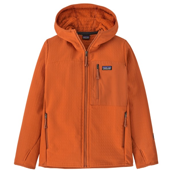Image of Patagonia - Kid"s R2 Techface Hoody - Fleecejacke Gr L;M;S;XL;XS;XXL blau;rot/orange;türkis'