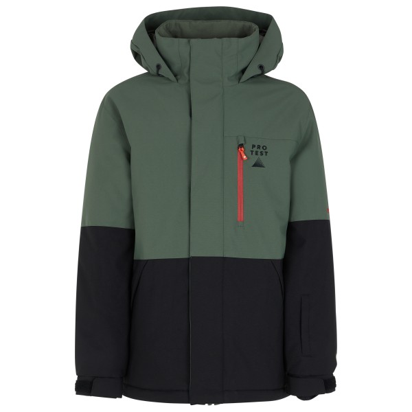 Image of Protest - Kid"s Prtsaver Snowjacket - Skijacke Gr 104 schwarz/oliv'