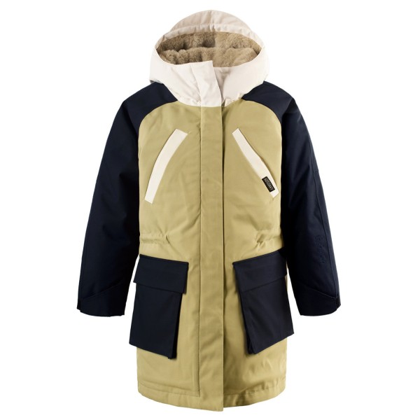 GOSOAKY Fast Camel Parka Kinder Alltag (Gr 86/92 |beige |wasserdicht)