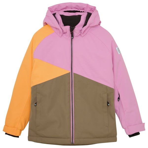 Image of Color Kids - Girl"s Ski Jacket Colorblock - Skijacke Gr 104;110;116;122;128;134;140;152;164;98 blau/rosa;rosa'