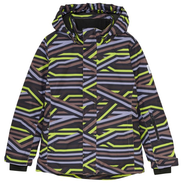 Image of Color Kids - Kid"s Ski Jacket AOP - Skijacke Gr 134 grau'