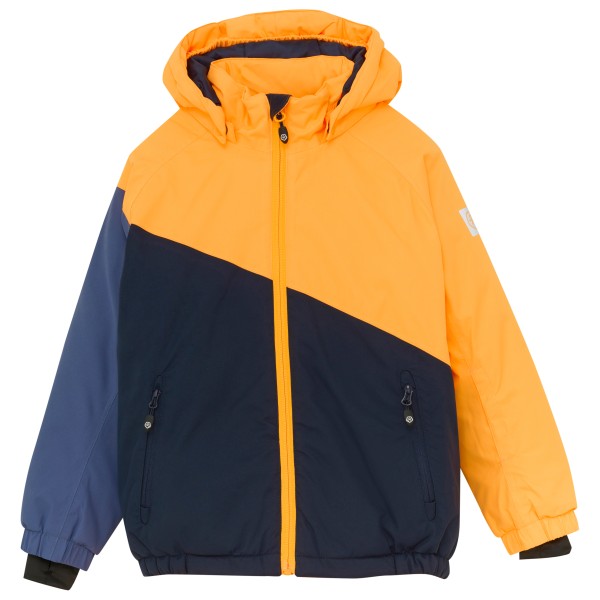Image of Color Kids - Kid"s Ski Jacket Colorblock - Skijacke Gr 116 blau/orange'