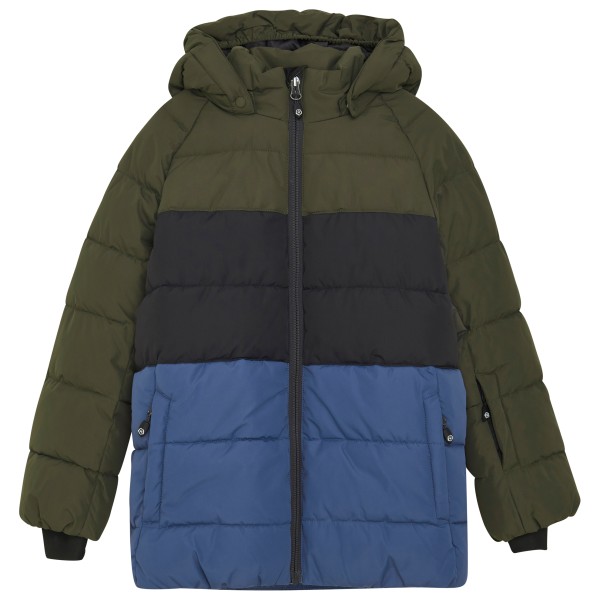 Image of Color Kids - Kid"s Ski Jacket Colorblock Quilt - Kunstfaserjacke Gr 104;110;116;122;128;134;140;152;164 blau/orange;oliv;rosa;rosa/blau'