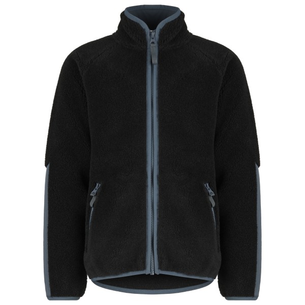 Stoic Kid’s MerinoHighPile357 VallsboSt. Jacket Fleecevest Zwart
