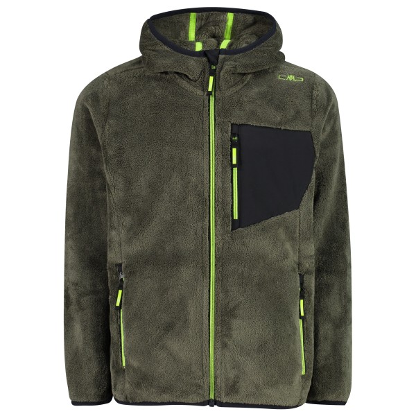Image of CMP - Kid"s Jacket Fix Hood 31P1504 - Fleecejacke Gr 152 oliv'
