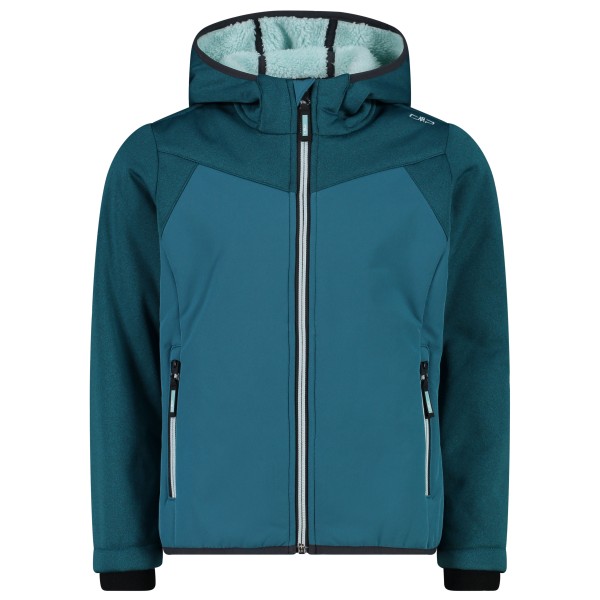 Image of CMP - Kid"s Jacket Fix Hood 34A3495 - Softshelljacke Gr 104;110;116;128 blau'