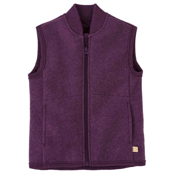 disana Kid’s Walk-Weste Merinobodywarmer Purper