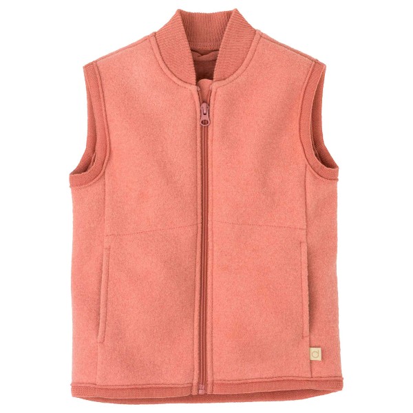 disana - Kid's Walk-Weste - Merinoweste Gr 134/140 rot