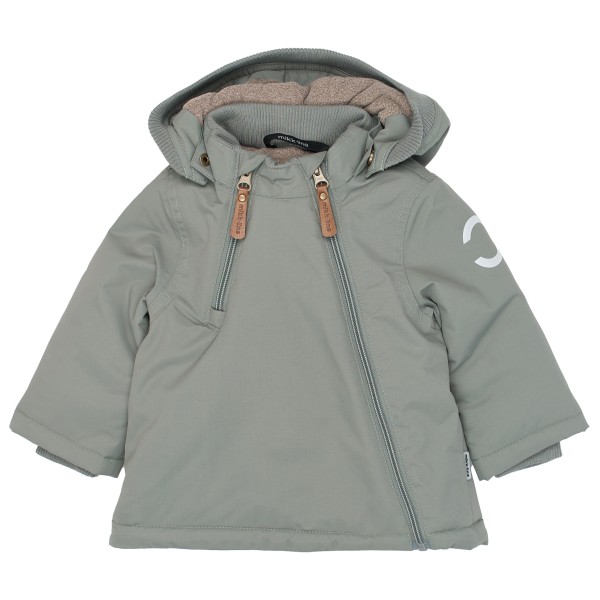 Mikk-Line Baby’s Nylon Jacket Solid Winterjack Grijs