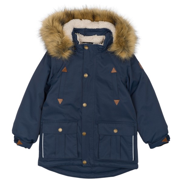 Image of Mikk-Line - Boy"s Twill Nylon Parca - Parka Gr 116;122;128;134;140;146;152 blau;braun;grün'