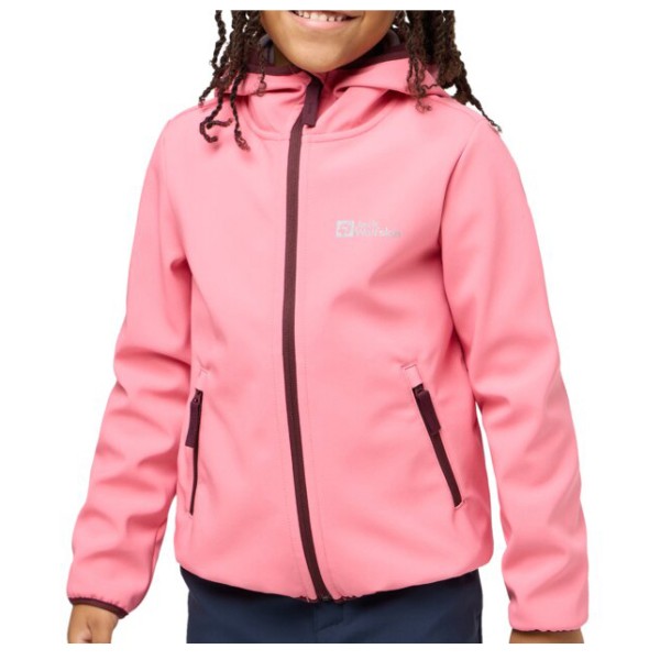 Image of Jack Wolfskin - Kid"s Fourwinds Jacket - Softshelljacke Gr 128 rosa'