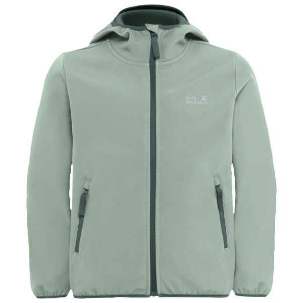 Softshelljacke Jack Wolfskin Fourwinds Jacket Kinder (Gr 128 |türkis)