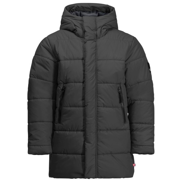 Image of Jack Wolfskin - Teen Insulation Long Jacket - Parka Gr 128 grau/schwarz