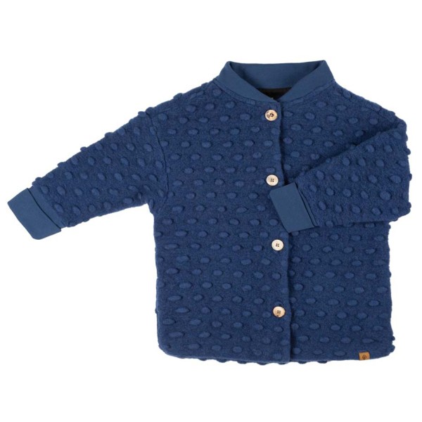 Image of Pure Pure - Kid"s Jacke Walk - Wolljacke Gr 110/116;122/128 blau'