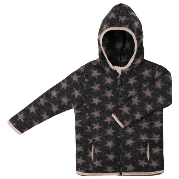 Image of Pure Pure - Kid"s Kapuzenjacke Walk - Wolljacke Gr 110/116 schwarz'