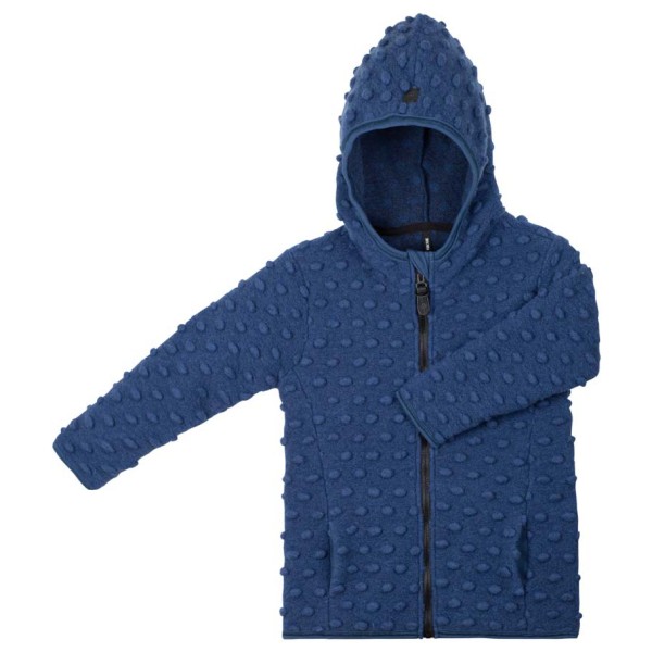 Image of Pure Pure - Kid"s Kapuzenjacke Walk - Wolljacke Gr 110/116 blau'