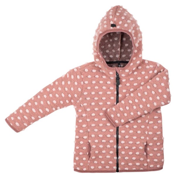 Image of Pure Pure - Kid"s Kapuzenjacke Walk - Wolljacke Gr 110/116 rosa'
