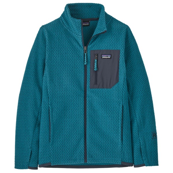 Patagonia Kid’s R1 Air Full-Zip Jacket Fleecevest /turkoois Blauw