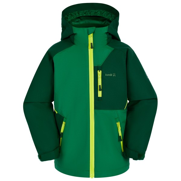 Kamik Otis Regenjacke Kids (Gr 128 |grün |wasserdicht)