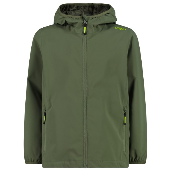 Softshelljacke CMP Jacket Fix Hood Clima Protect Kinder (Gr 152 |oliv |wasserdicht)