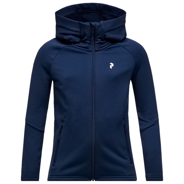 Peak Performance Kid’s Rider Essentials Zip Hood Fleecevest Blauw