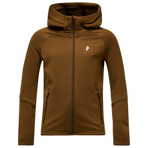 Peak Performance Kid’s Rider Essentials Zip Hood Fleecevest Bruin
